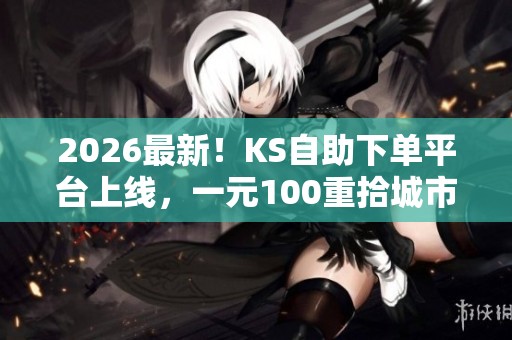 2026最新！KS自助下单平台上线，一元100重拾城市书屋阅读乐趣