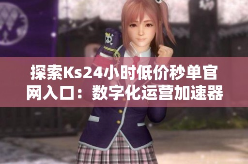 探索Ks24小时低价秒单官网入口：数字化运营加速器的无限可能