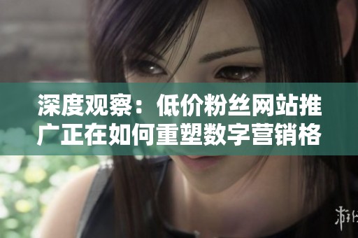 深度观察：低价粉丝网站推广正在如何重塑数字营销格局？