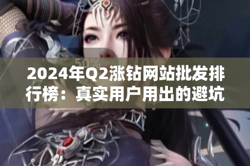 2024年Q2涨钻网站批发排行榜：真实用户用出的避坑指南