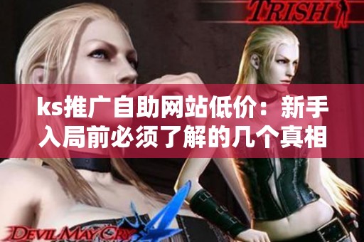 ks推广自助网站低价:新手入局前必须了解的几个真相 ks推广自助网站低价:新手入局前必须了解的几个真相