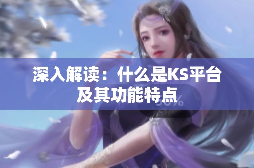 深入解读:什么是KS平台及其功能特点 深入解读:什么是KS平台及其功能特点