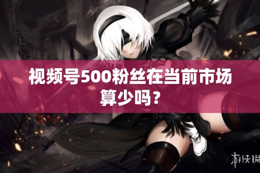 视频号500粉丝在当前市场算少吗? 视频号500粉丝在当前市场算少吗?