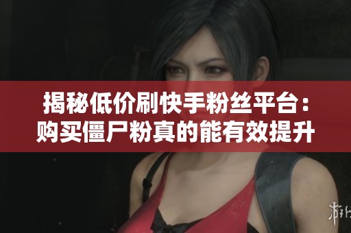 揭秘低价刷快手粉丝平台：购买僵尸粉真的能有效提升人气吗？