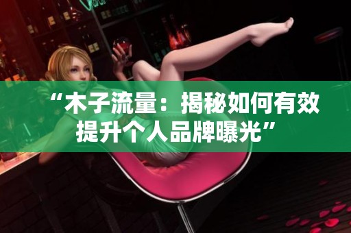 “木子流量：揭秘如何有效提升个人品牌曝光”