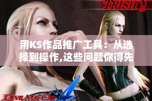 用KS作品推广工具:从选择到操作,这些问题你得先想清楚 用KS作品推广工具:从选择到操作,这些问题你得先想清楚