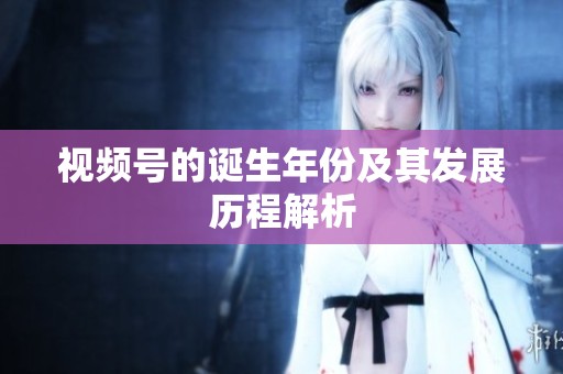视频号的诞生年份及其发展历程解析 视频号的诞生年份及其发展历程解析