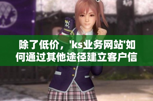 除了低价,\'ks业务网站\'如何通过其他途径建立客户信任? 除了低价,\'ks业务网站\'如何通过其他途径建立客户信任?