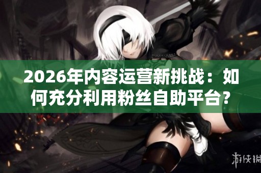 2026年内容运营新挑战：如何充分利用粉丝自助平台？