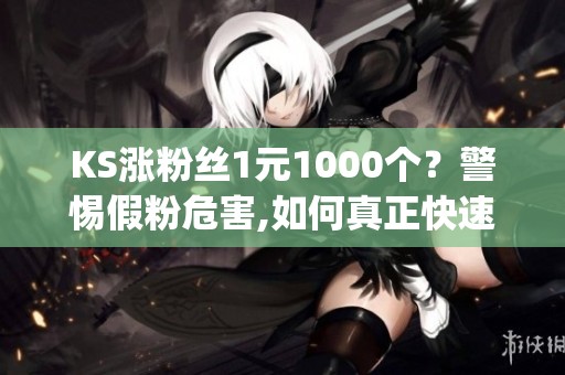 KS涨粉丝1元1000个?警惕假粉危害,如何真正快速涨粉_资讯 KS涨粉丝1元1000个?警惕假粉危害,如何真正快速涨粉_资讯