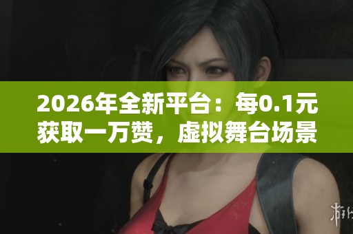 2026年全新平台:每0.1元获取一万赞,虚拟舞台场景化让关注悄然增长 2026年全新平台:每0.1元获取一万赞,虚拟舞台场景化让关注悄然增长