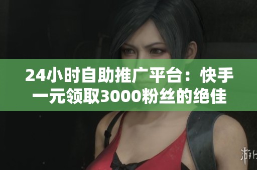 24小时自助推广平台:快手一元领取3000粉丝的绝佳机会 24小时自助推广平台:快手一元领取3000粉丝的绝佳机会