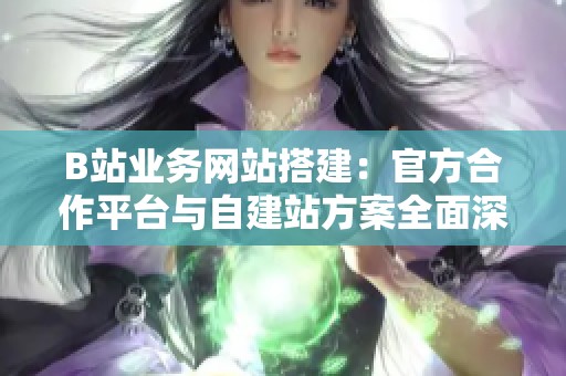 B站业务网站搭建:官方合作平台与自建站方案全面深度对比分析 B站业务网站搭建:官方合作平台与自建站方案全面深度对比分析