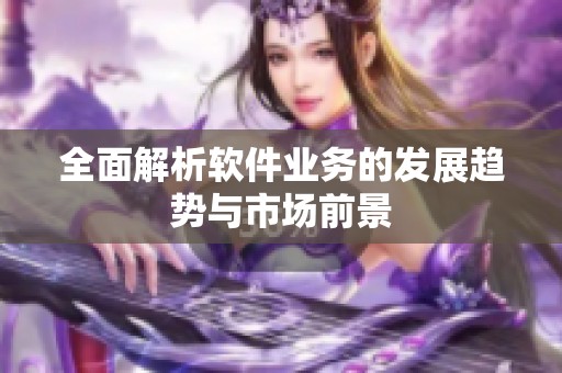 全面解析软件业务的发展趋势与市场前景